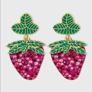 SUGARFIX by BaubleBar Berry Tale This is my Jam Earrings NWT